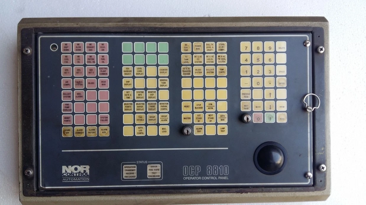 Nor Control / Autronica OCP 8810 Operator Control Unit Generator Control System